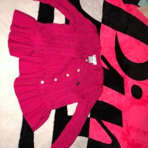 Polo sweater/ peplum